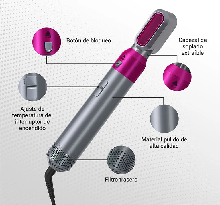 SECADOR DE PELO 5 EN 1